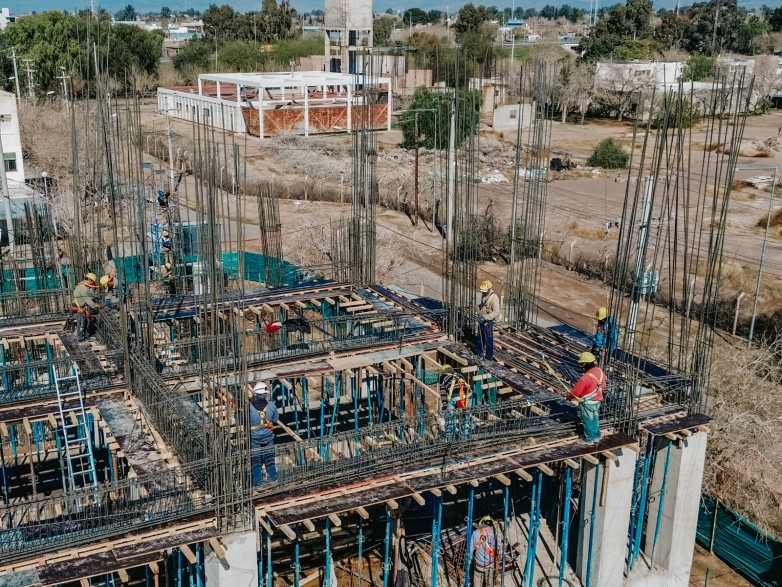 La construcción del nuevo Instituto Odontológico supera el 30 % de avance