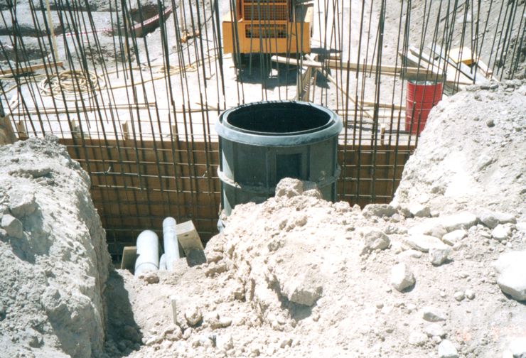 Campamento Amarillos - Instalaciones de agua, gas y cloaca en todo el campamento.